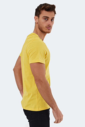 Slazenger RIVALDO Erkek T-Shirt Sarı