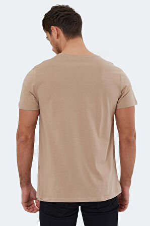 Slazenger RIVALDO Erkek T-Shirt Bej