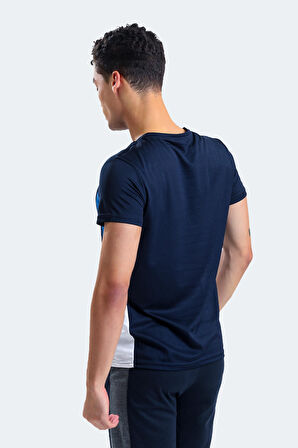 Slazenger RYAN Erkek T-Shirt Lacivert / Mavi