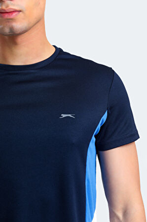 Slazenger RYAN Erkek T-Shirt Lacivert / Mavi