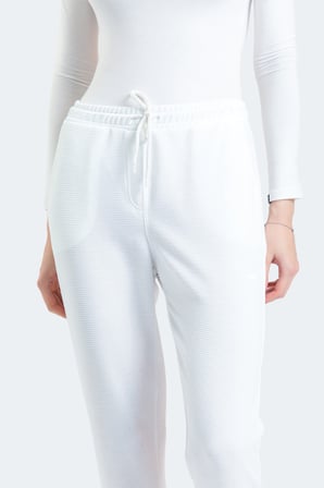 Slazenger POLL I Kadın Cepli Dar Paça Bej Eşofman Altı