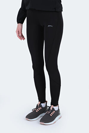 Slazenger PUNK IN Kadın  Siyah Tayt