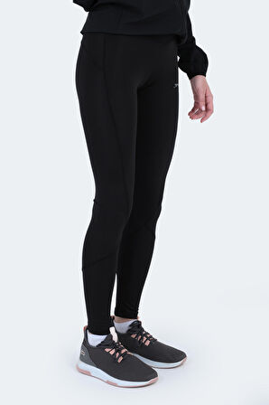 Slazenger PUNK IN Kadın  Siyah Tayt