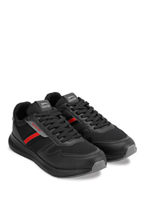 Slazenger FRANJO Sneaker Erkek Ayakkabı Siyah / Siyah