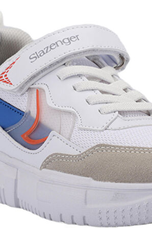 Slazenger BARBRO Sneaker Erkek Çocuk Ayakkabı Beyaz / Turuncu