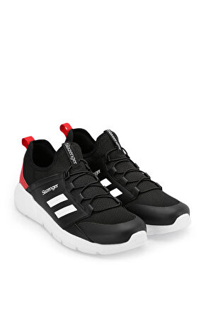 Slazenger BERLIN I Kadın Sneaker Ayakkabı Siyah / Beyaz