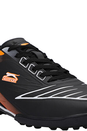 Slazenger DANGER I HS Futbol Erkek Halı Saha Ayakkabı Siyah / Turuncu