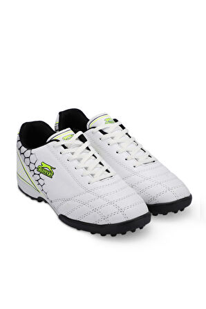 Slazenger DANGER I HS Çocuk Halı Saha Beyaz / Yeşil Futbol Ayakkabısı