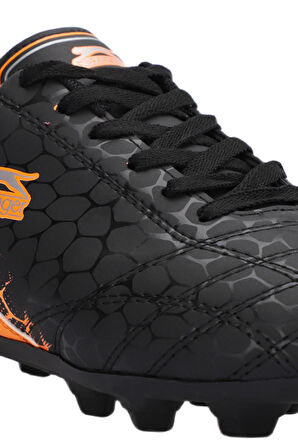 Slazenger DANGER I KRP Futbol Erkek Çocuk Krampon Ayakkabı Siyah / Turuncu