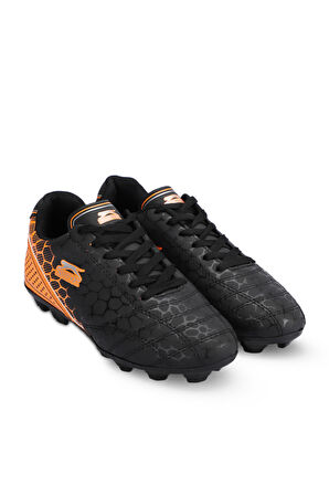 Slazenger DANGER I KRP Futbol Erkek Çocuk Krampon Ayakkabı Siyah / Turuncu