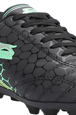 Slazenger DANGER I KRP Futbol Erkek Çocuk Krampon Ayakkabı Siyah / Yeşil