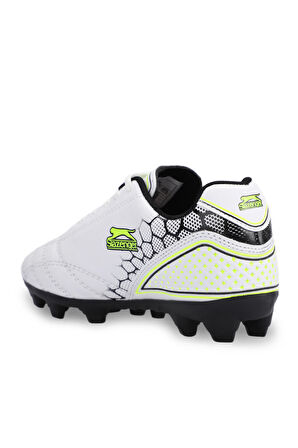 Slazenger DANGER I KRP Futbol Erkek Çocuk Krampon Ayakkabı Beyaz / Yeşil