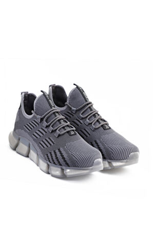 Slazenger ZANDER Sneaker Erkek Ayakkabı Koyu Gri / Siyah