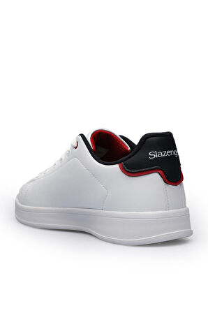 Slazenger ORFEO Sneaker Erkek Ayakkabı Beyaz / Kırmızı