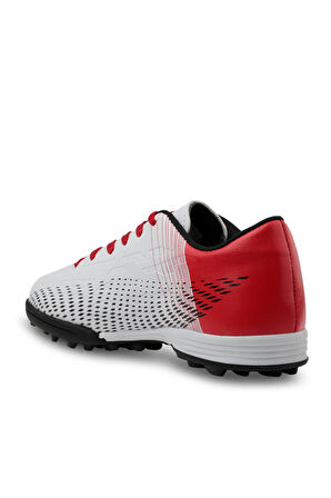 Slazenger SCORE I HS Çocuk Halı Saha Beyaz / Kırmızı Futbol Ayakkabısı
