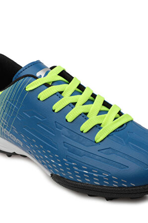 Slazenger SCORE I HS Futbol Erkek Çocuk Halı Saha Ayakkabı Mavi / Sarı