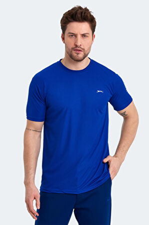 Slazenger SENATO Erkek T-Shirt Saks Mavi