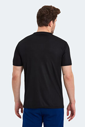 Slazenger SENATO I Erkek  Siyah Tişört