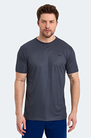 Slazenger SENATO Erkek T-Shirt Koyu Gri