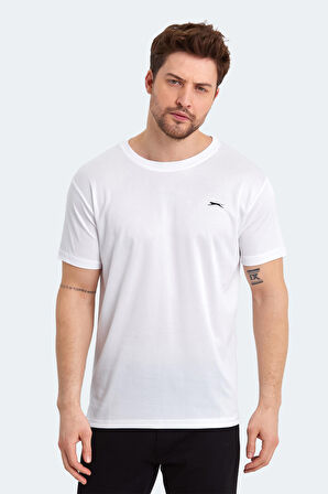 Slazenger ODALIS Erkek T-Shirt Beyaz