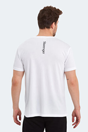 Slazenger ODALIS Erkek T-Shirt Beyaz