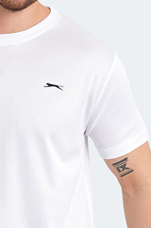 Slazenger ODALIS Erkek T-Shirt Beyaz