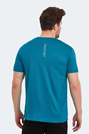 Slazenger ODALIS Erkek T-Shirt Mavi