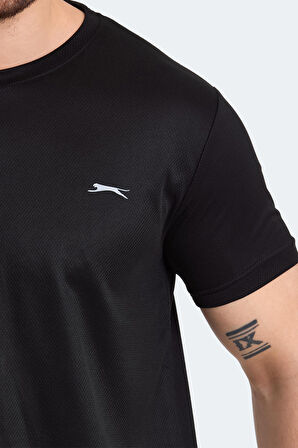 Slazenger ODALIS Erkek T-Shirt Siyah