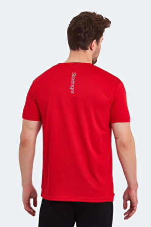 Slazenger ODALIS Erkek T-Shirt Kırmızı