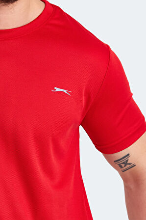 Slazenger ODALIS Erkek T-Shirt Kırmızı