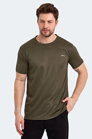 Slazenger ODALIS Erkek T-Shirt Haki