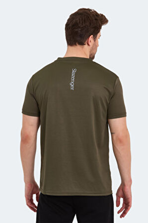 Slazenger ODALIS Erkek T-Shirt Haki