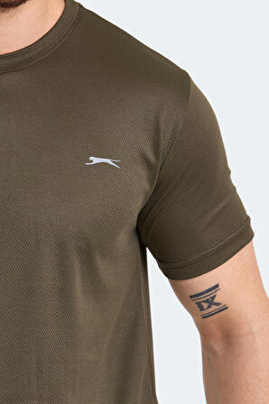 Slazenger ODALIS Erkek T-Shirt Haki