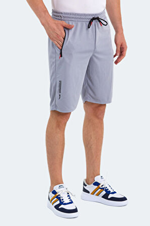 Slazenger OSAMU Erkek Cepli Gri Şort
