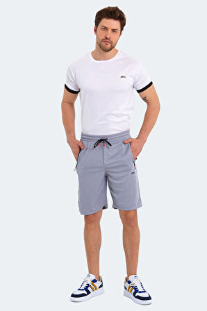 Slazenger OSAMU Erkek Cepli Gri Şort