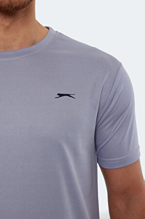 Slazenger REPUBLIC Erkek T-Shirt Açık Gri