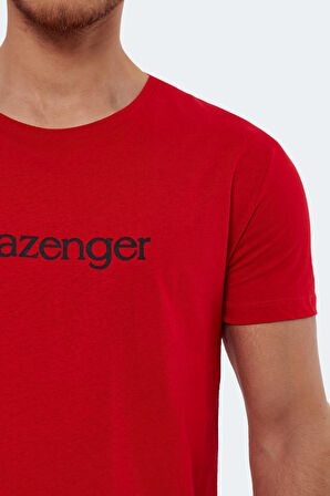 Slazenger SABE Erkek T-Shirt Kırmızı