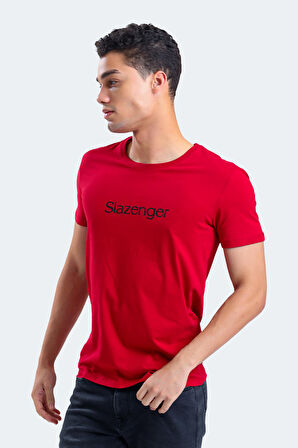 Slazenger SABE Erkek T-Shirt Bordo