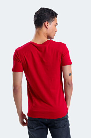 Slazenger SABE Erkek T-Shirt Bordo