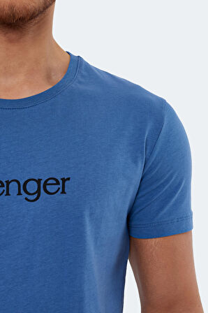 Slazenger SABE Erkek T-Shirt Indigo