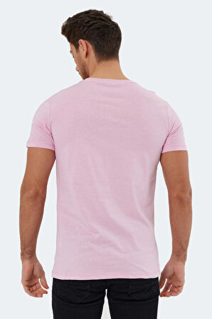 Slazenger SABE Erkek T-Shirt Açık Pembe