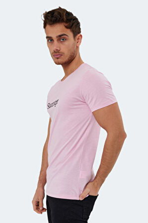 Slazenger SABE Erkek T-Shirt Açık Pembe