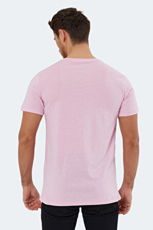 Slazenger SECTOR Erkek T-Shirt Açık Pembe