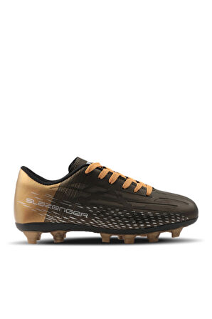Slazenger SCORE I KRP Futbol Erkek Çocuk Krampon Ayakkabı Haki / Altın