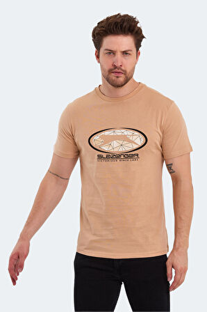 Slazenger PACKER Erkek T-Shirt Bej