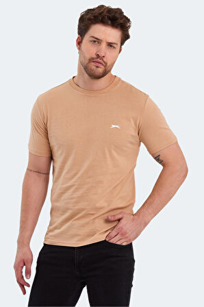 Slazenger POLL Erkek Kısa Kol T-Shirt Bej