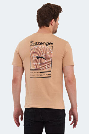 Slazenger POLL Erkek  Bej Tişört