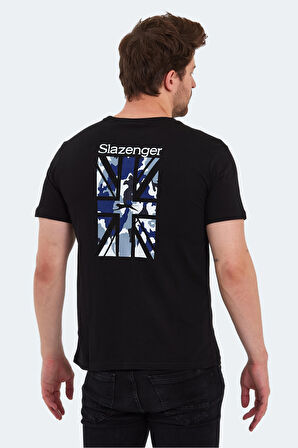 Slazenger PACET Erkek Kısa Kol T-Shirt Siyah