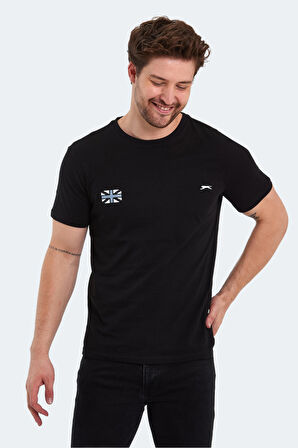 Slazenger PACET Erkek Kısa Kol T-Shirt Siyah