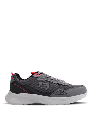 Slazenger GAIN GA Sneaker Erkek Ayakkabı Koyu Gri / Siyah